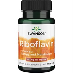 Витамин В-2 / Рибофлавин, 100 мг 100 капсул - фото 7158