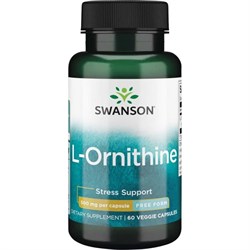 L Орнитин, 500 мг 60 капсул - фото 7182