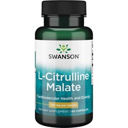 L-Цитруллин Малат, 750 мг 60 капсул - фото 7209
