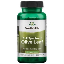 Листья Оливы  Olive Leaf 400мг, 60капсул - фото 7335