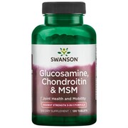 Усиленный Глюкозамин с МСМ и Хондроитином, 120 таблеток